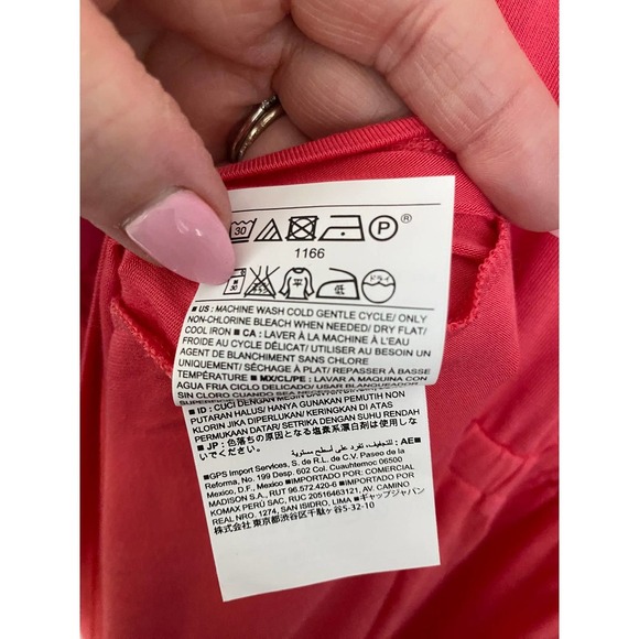 Old Navy Sleeveless Cami Knit Dress Large Lady Guava NEW - Picture 7 of 8